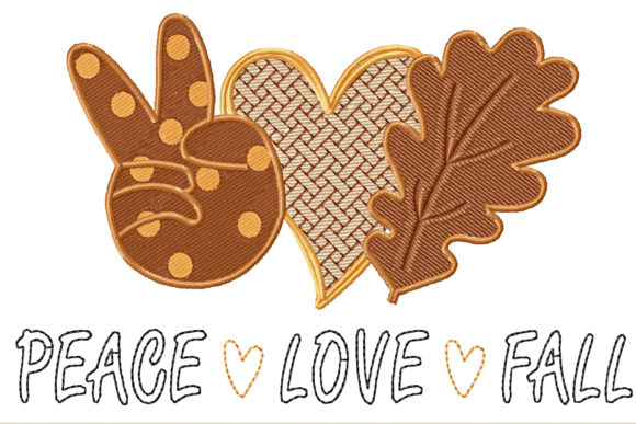 Peace Love Fall Heart and Leaf: A Seller's Review
