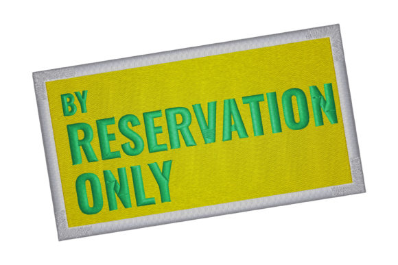 Reservation Sign Review for Holiday Collections