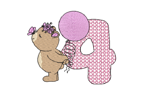 Review: Number 4 Cute Teddy for Real Embroidery Projects