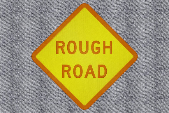 Rough Road Sign Embroidery Review for Holiday Collections