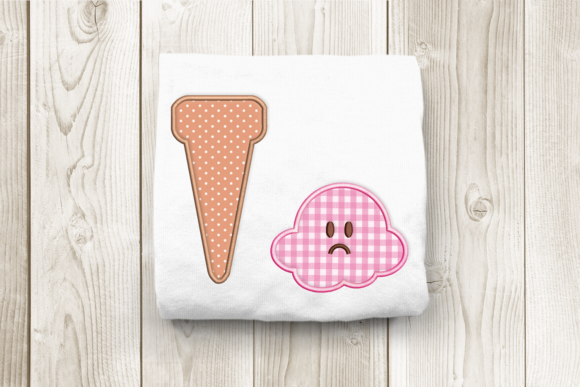Sad Dropped Ice Cream Applique Review